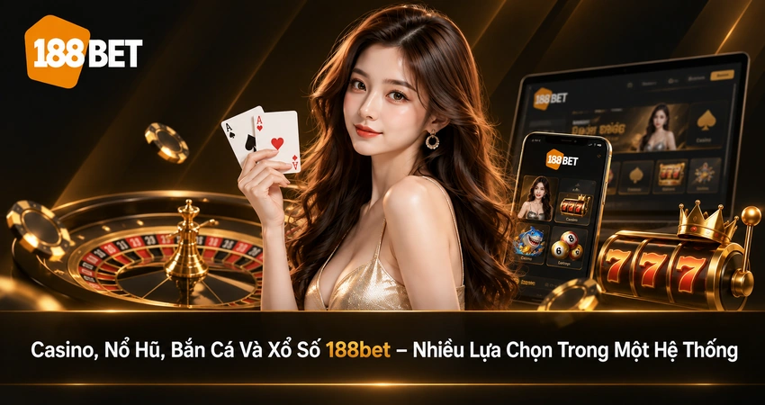 Casino, Nổ Hũ, Bắn Cá Và Xổ Số 188bet – Nhiều Lựa Chọn Trong Một Hệ Thống